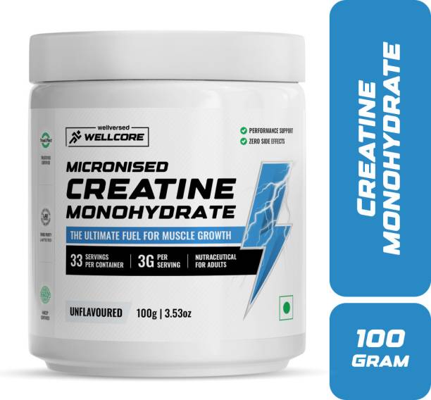 Wellcore Micronised Creatine Monohydrate (100 g, Unflavored)