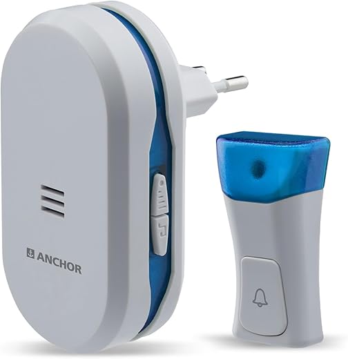 Anchor by Panasonic Waterproof Door Bell Chime Kit Alarm for Home, Office