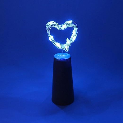 Lexton Cork Light | Bottle Light | Blue Copper String Light 