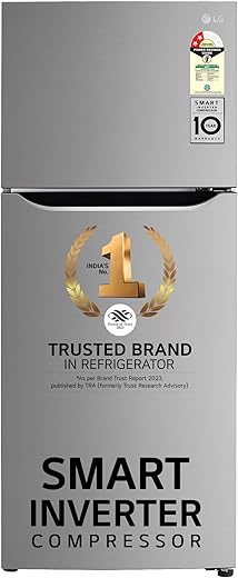 LG 242 L 2 Star Frost-Free Smart Inverter Double Door Refrigerator (2023 Model, GL-N292DPZY)