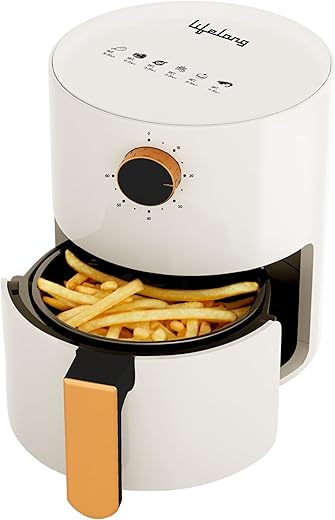 Lifelong Air Fryer | 1 Year Warranty | 800W, 2.5L (LLHF25, White)