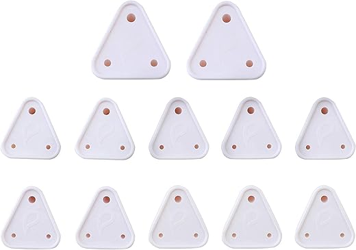 PROTOWARE Baby Safety Child Proofing Electric Socket Plug Guards (Pack of 12, White)