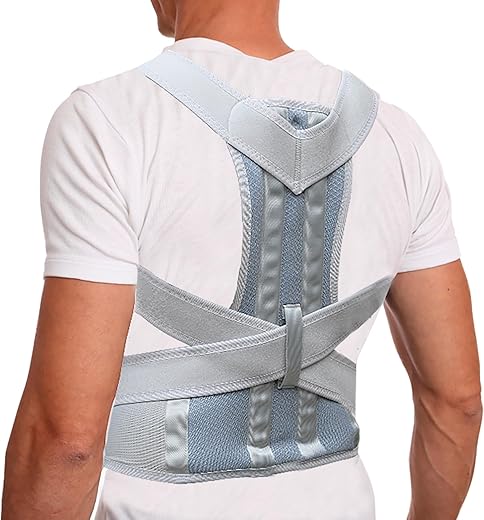 SLOVIC Posture Corrector For Men Back Support Belt For Back Pain Spine Posture Correcto