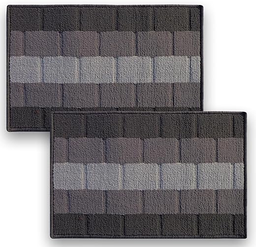 Status Contract Anti Slip Front Door Mat|(38x58cm) Living Room Rug for Entrance Door