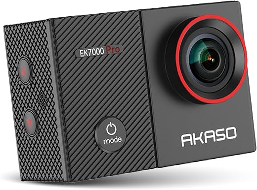 AKASO EK7000 Pro 4K30FPS 20MP WiFi Action Camera with EIS Ultra HD Underwater Camera 131FT Waterproof Camera Remote Control 4X Zoom