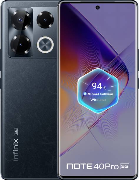Infinix Note 40 Pro 5G (Obsidian Black, 256 GB)  (8 GB RAM)