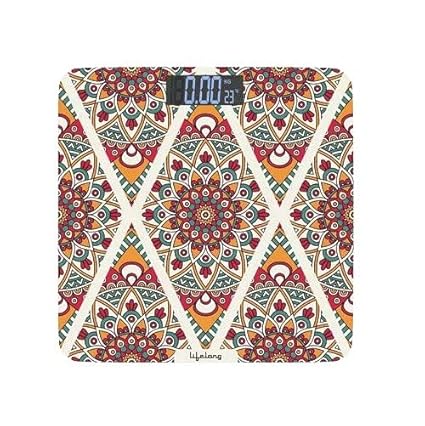 Lifelong Bloom LLWS54 Body Weighing Scale (Indian Cultural Series - Rajasthan Rural)