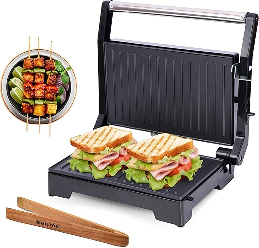 Milton Premium 800 Watt 180° Electric Grill Sandwich Maker