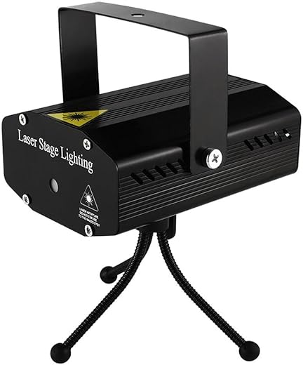 Party Light DJ TONGK Stage Lighting Projector Sound Activated Flash Strobe Disco Lights with Remote Control for Parties Home Show Bar Club Birthday