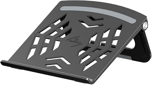 Portronics My Buddy Hexa 5 Laptop Stand with Foldable &amp; Ventilated Design