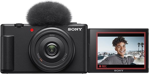 Sony Digital Camera ZV-1F for Content Creators with Ultra-Wide 20mm Prime Lens