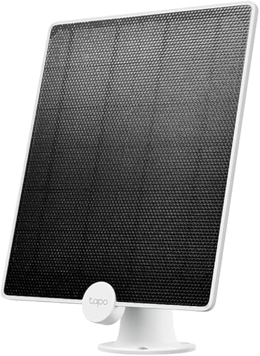TP-Link Tapo A200 4.5W Non-Stop Solar Panel for Rechargeable Battery Security Camera, Outdoor IP65 Waterproof