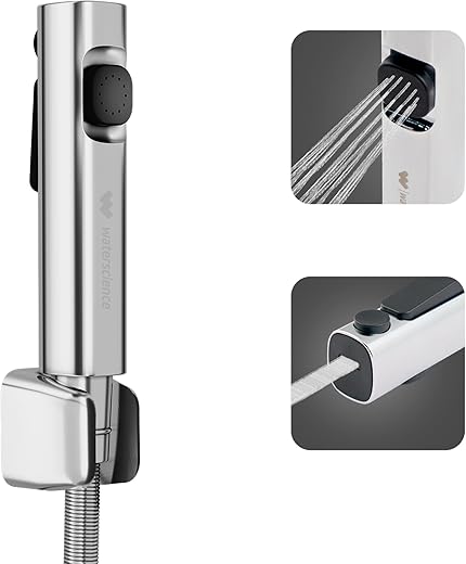 WaterScience Water Saving Health Faucet | Jet Spray for Toilet | 2 Flow Modes