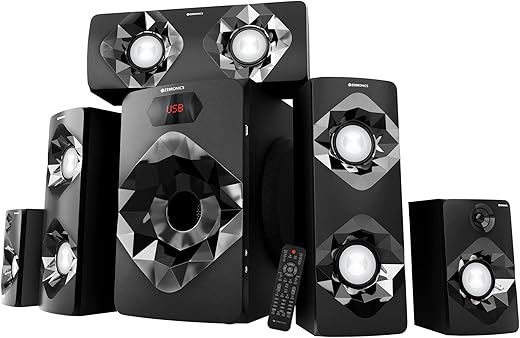 ZEBRONICS DRAGON 2 5.1 Home theater speaker with 8" Subwoofer, 190W RMS