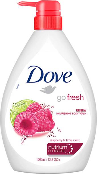 DOVE Renewing Raspberry Body Wash with Lime for Renewed Skin, Refreshing Scent  (1000 ml)
