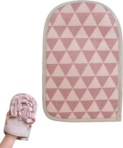 Exfoliating Gloves for Dead Skin by AZAH 2 in 1 Body Dead Skin Remover &amp; Tan Removal