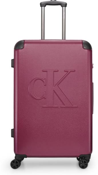 Calvin Klein Large Check-in Suitcase (78 cm) 8 Wheels - LINA - Maroon