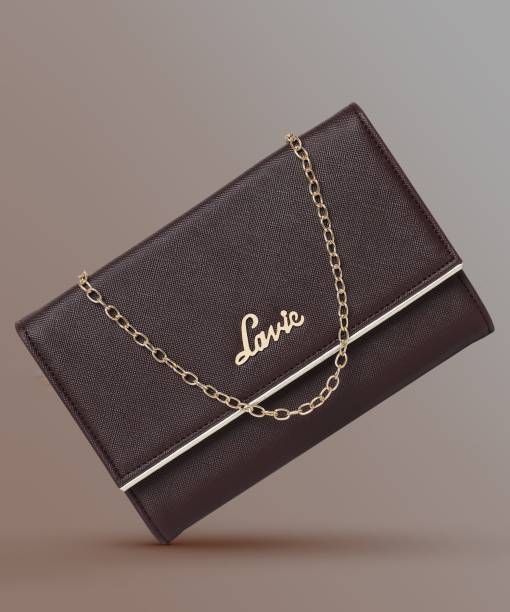 LAVIE Party Maroon Clutch