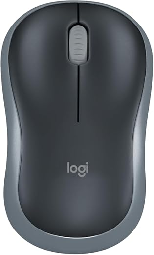 Logitech M186 Wireless Mouse, 2.4GHz