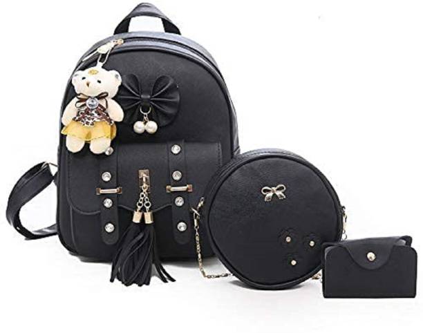 Clex Small 5 L Backpack Girls backpack (Black)