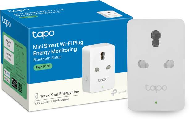 TP-Link Tapo P110 Mini 16A Wi-Fi Plug , Away Mode, 4-Way Safety Protection Smart Switch 