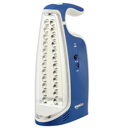 amazon basics Hue Rechargeable Portable Led Light, Blue(Plastic, Pack Of 1)