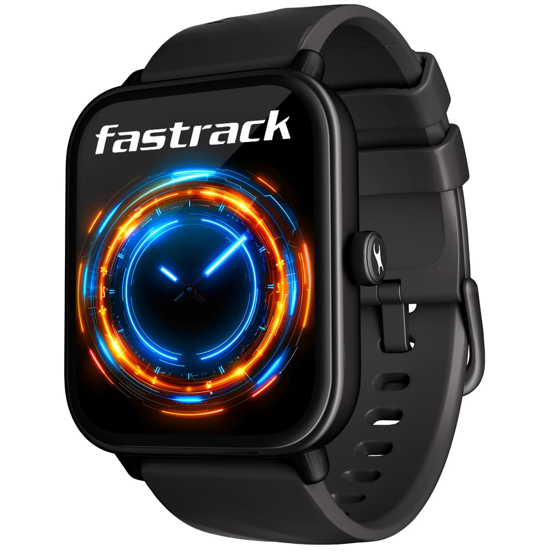 Fastrack Limitless Glide Advanced UltraVU HD Display|BT Calling|Advance Chipset|85+ Sports Modes &amp; Watchfaces|Voice Assistant|24 * 7 Health Suite|IP67 Smartwatch