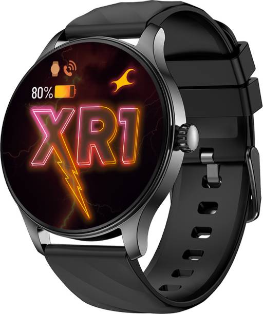 Fastrack Revoltt XR1 35mm,Round HD Display,SingleSync BT Calling,Advance Chipset Smartwatch  (Black Strap, Free Size)