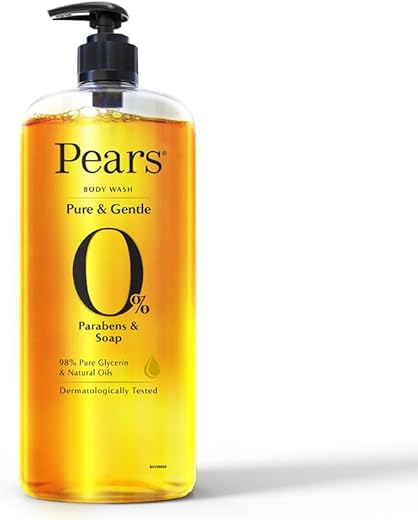 Pears Pure &amp; Gentle Shower Gel SuperSaver XL Pump Bottle With 98% Pure Glycerine, 100% Soap 750 ml