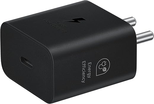 Samsung Original 25W Type-C Travel Adaptor without Cable, Black
