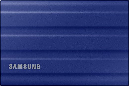 Samsung T7 Shield Portable SSD 1TB USB 3.2 Gen2 External SSD, Up to 1,050MB/s, Rugged, IP65 Water &amp; Dust Resistant