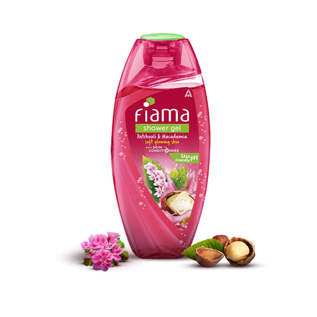 Fiama Body Wash Shower Gel Patchouli &amp; Macadamia, 250ml, Body Wash