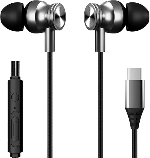 Kratos Thump Plus Type C Earphone, 13mm Bass Drivers, Inline Control, IPX5 Water Resistant, Comfort Fit C Type Earphone