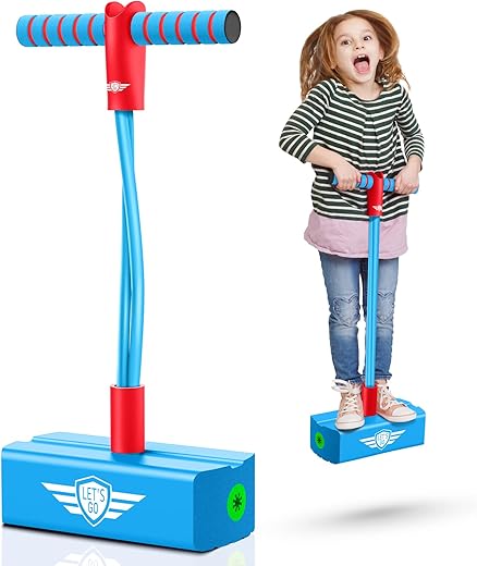 Toys for 3-12 Year Old Boys Girls, Foam Pogo Jumper for Kids Gifts for 3-12 Year Old Boys Girls Pogo Stick Toys