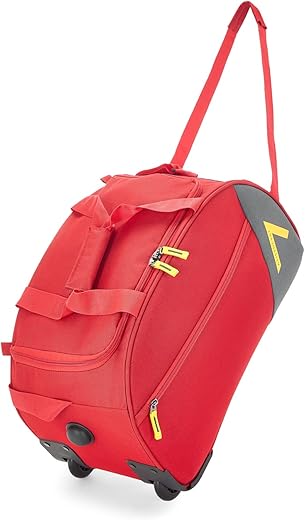 Aristocrat Spark 62Cm Polyester Medium Red Duffle Bag, 30 Cm