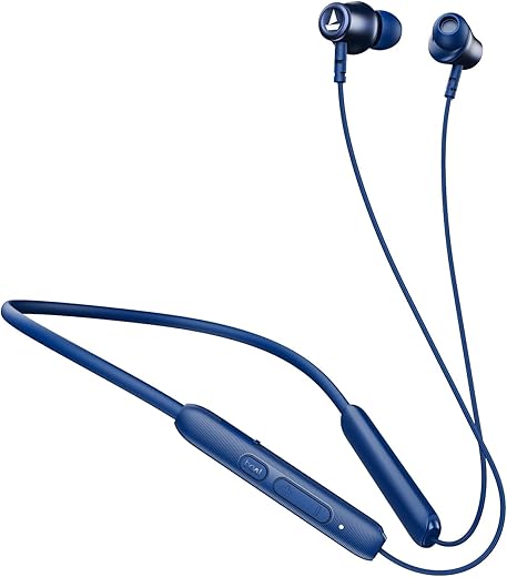 boAt Rockerz 245 V2 Pro Wireless in Ear Neckband with Up to 30 Hrs Playtime, Enxᵀᴹ Tech, Asapᵀᴹ Charge, Beastᵀᴹ Mode, Dual Pairing, Magnetic Buds,USB Type-C Interface&amp;Ipx5(Cool Blue)