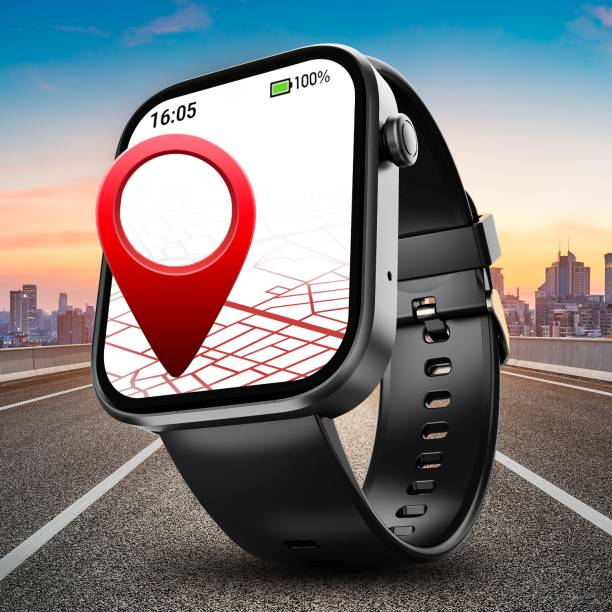 boAt Storm Call 3 w/ TBT Navigation,QR Code Tray, 4.64 cm(1.83") Display &amp; BT Calling Smartwatch  (Active Black Strap, Free Size)