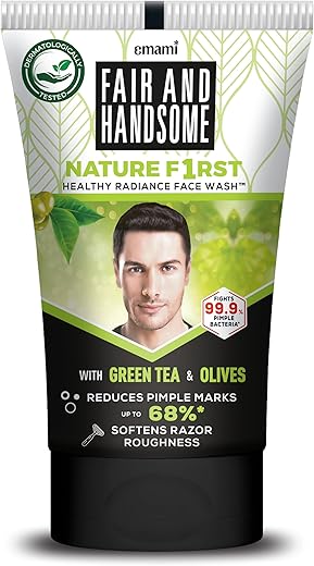 Fair And Handsome Nature First Healthy Radiance Face Wash 100g