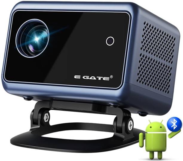 Egate New i9 Pro Smart 420 ANSI | 1080p &amp; 4K Support | 533mm Screensize (8400 lm) Projector  (Black)