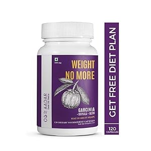 AADAR WEIGHT NO MORE | Natural Weight Loss Supplement | 120 Capsules