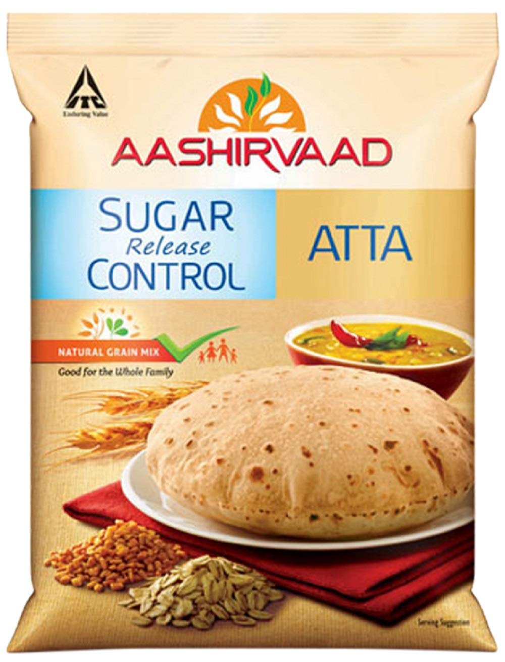 Aashirvaad Sugar Release Control Atta, 5kg at Rs.224 - Amazon