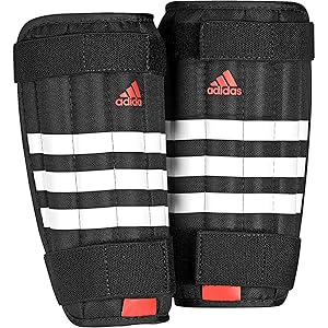 Adidas AP7032S Shin Guard, Small (White/Black/Soler Red) Rs.490 - Amazon