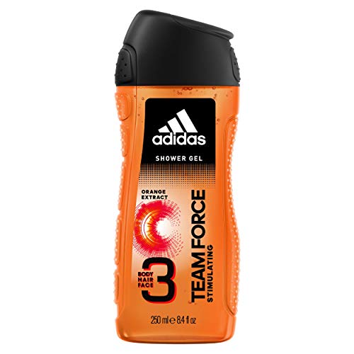 Adidas Team Force 3in1 Body, Hair and Face Shower Gel for Him, 250ml Rs.130 - Amazon