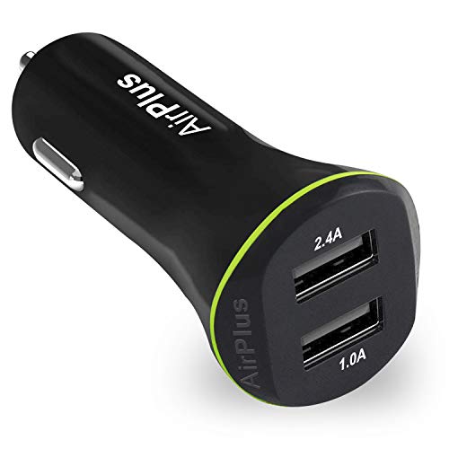 AirPlus 2-USB Port 3.4 Amp Car Charger (Black) Rs.301 - Amazon