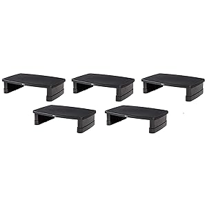 AmazonBasics Adjustable Monitor Riser (5 Pack) Rs.1289 - Amazon