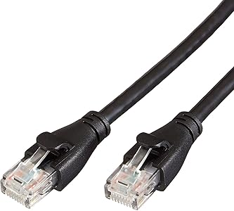 AmazonBasics L6LLA006-CS-R RJ45 Cat-6 Ethernet Patch/LAN Cable- 50 Feet (15.2 Meters)