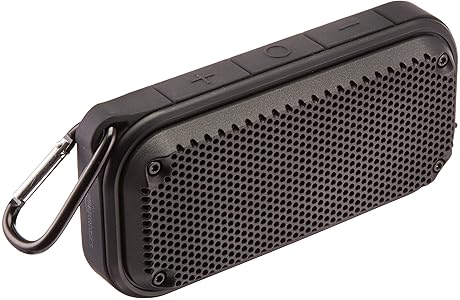 AmazonBasics Shockproof and Waterproof Bluetooth Wireless Speaker
