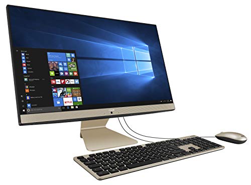 ASUS AIO M241, 23.8" FHD, Dual Core AMD Athlon Silver 3050U, All-in-One Desktop (4GB/1TB HDD/Windows 10/Integrated Graphics/with Wired Keyboard & Mouse/Black/5.4 Kg), M241DAK-BA191T