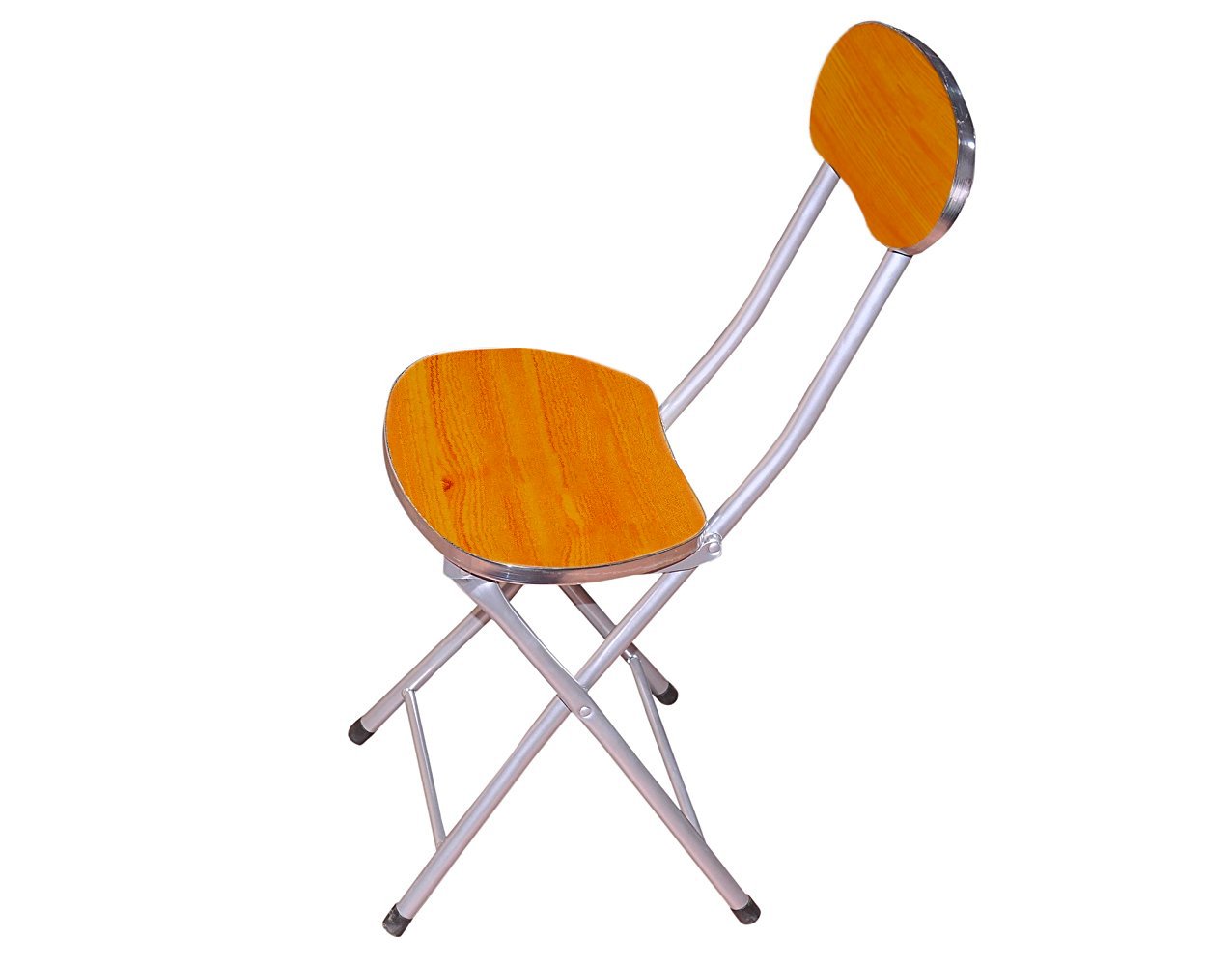 bi3 Portable Seating Multipurpose Wooden and Iron Folding Chair for Home