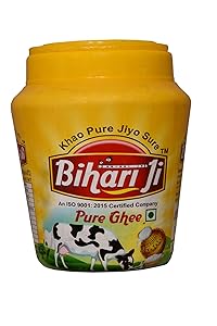 Bihari Ji Pure Desi Ghee 1 LTR Jar